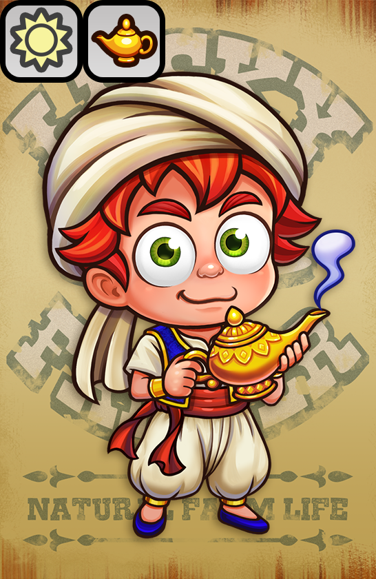 【Lucky Farmer】Pino “Aladdin and the Magic Lamp”